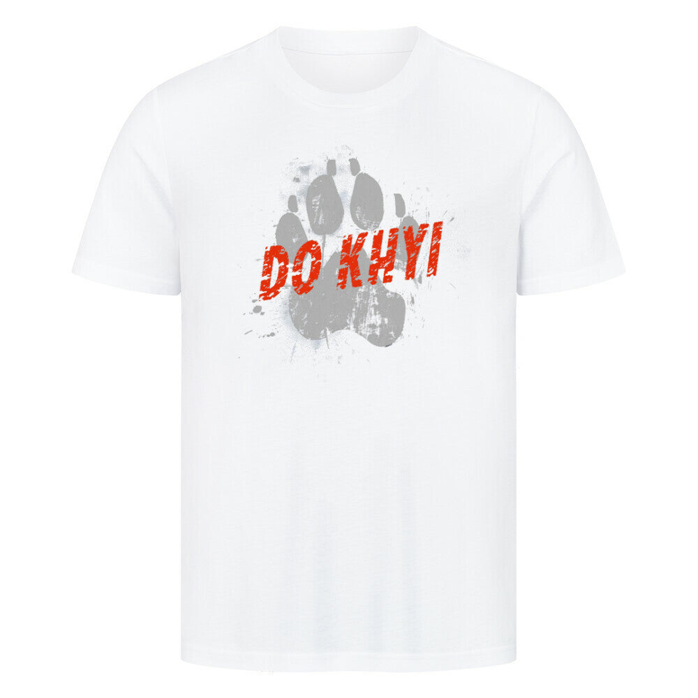 Premium T-Shirt "Do Khyi - PAW" Weiß – hunde-shirt.de