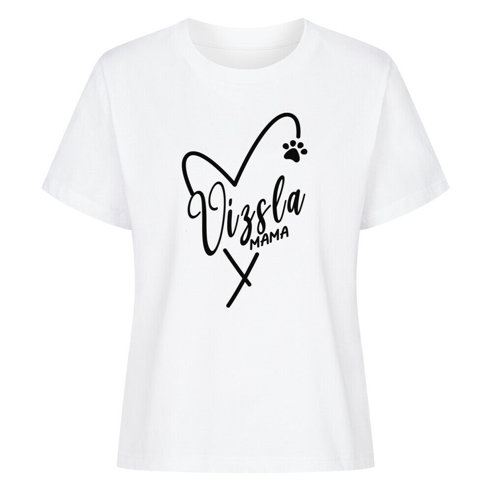 Premium Damen-Shirt "Vizsla - Mama" Weiß – hunde-shirt.de