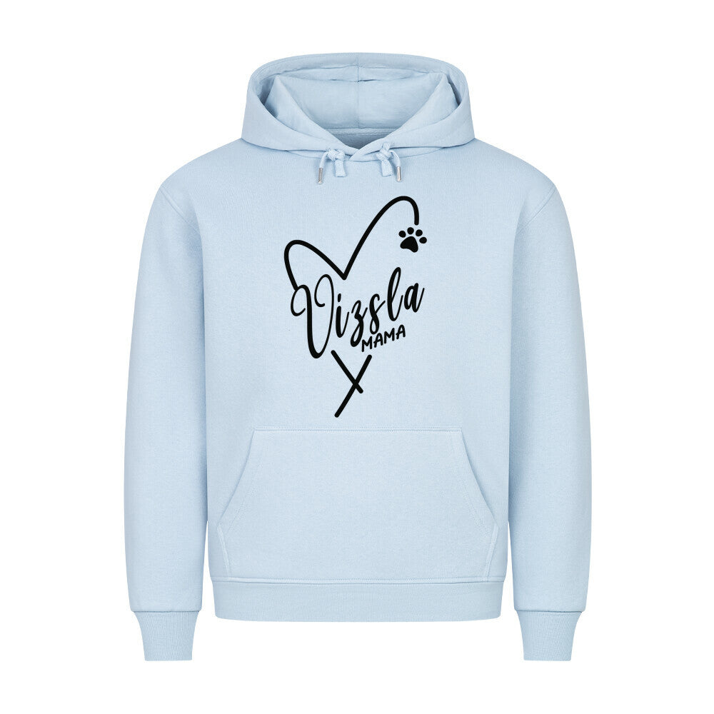Premium Hoodie "Vizsla - Mama" Babyblau – hunde-shirt.de