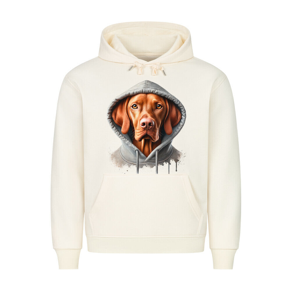 Premium Hoodie "Vizsla - Hooded" Beige – hunde-shirt.de