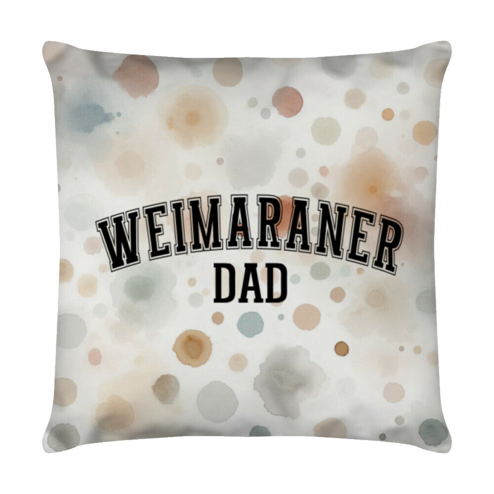 Kissen "Weimaraner - DAD" Weiß – hunde-shirt.de
