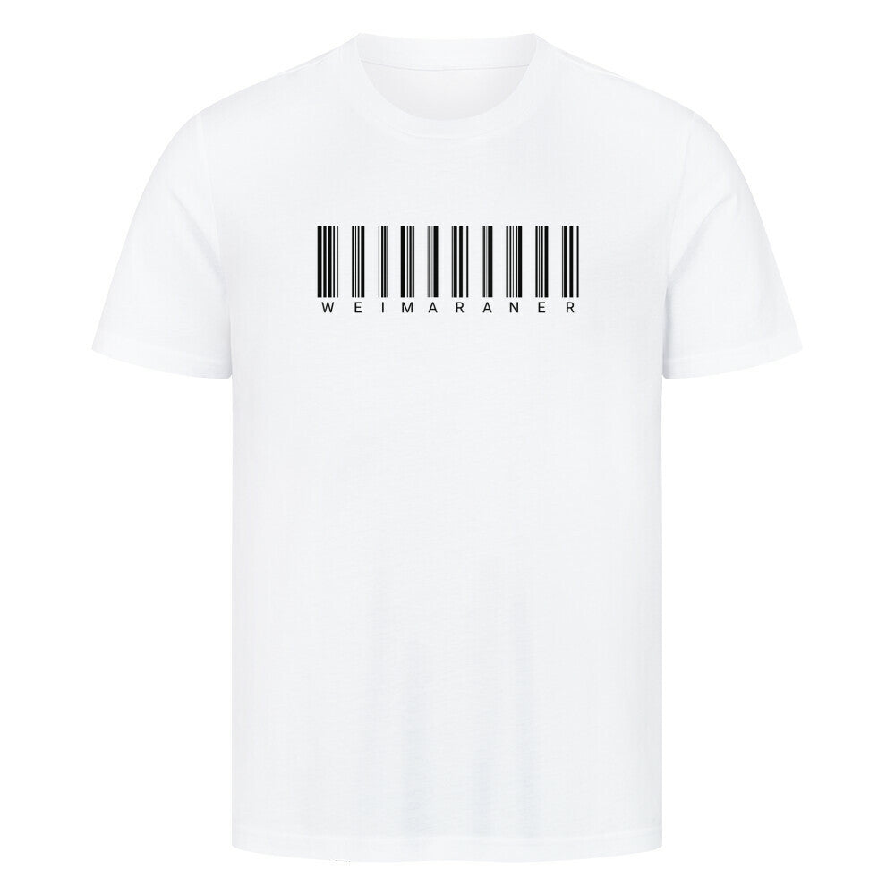 Premium T-Shirt "Weimaraner - Scan" Weiß – hunde-shirt.de