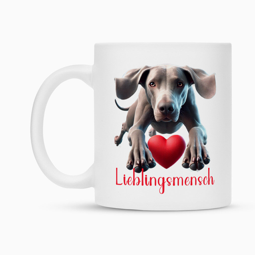 Tasse "Weimaraner - Lieblingsmensch" – hunde-shirt.de