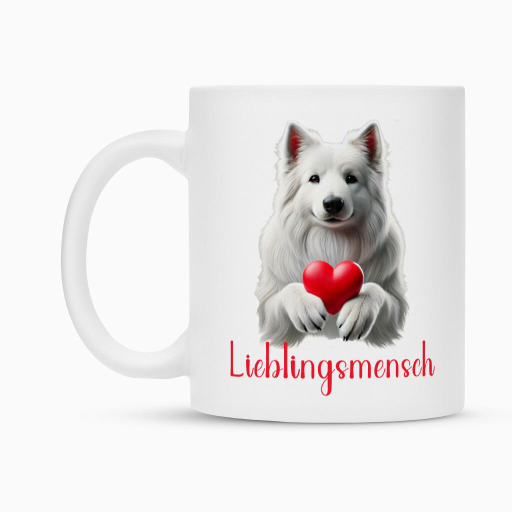 Tasse "Schweizer Schäferhund - Lieblingsmensch" – hunde-shirt.de