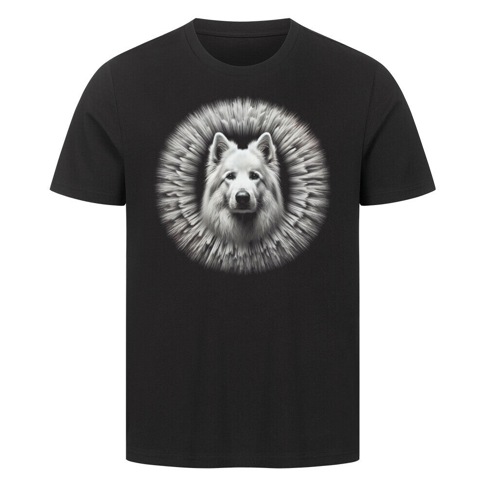 Premium T-Shirt "Schweizer Schäferhund - Star" Schwarz – hunde-shirt.de