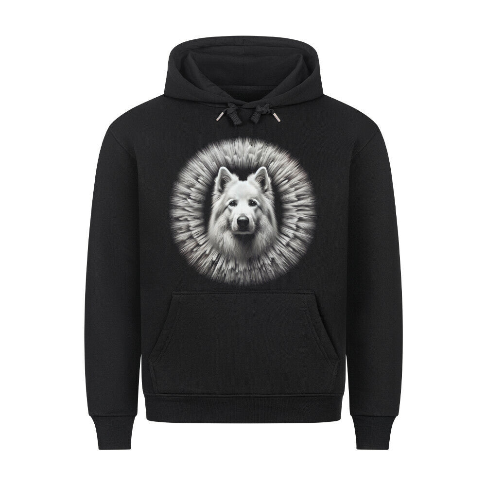 Premium Hoodie "Schweizer Schäferhund - Star" Schwarz – hunde-shirt.de