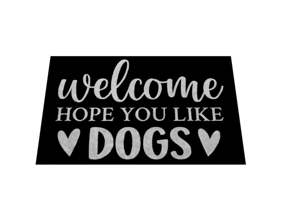 Fußmatte "Welcome..." – hunde-shirt.de