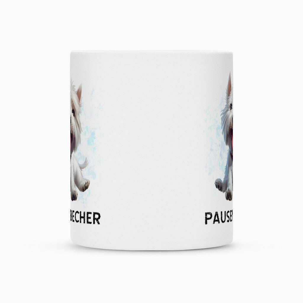 Tasse "Westie - Pausenbecher" – hunde-shirt.de