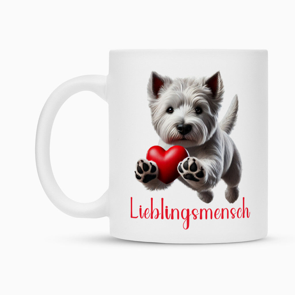 Tasse "Westie - Lieblingsmensch" – hunde-shirt.de