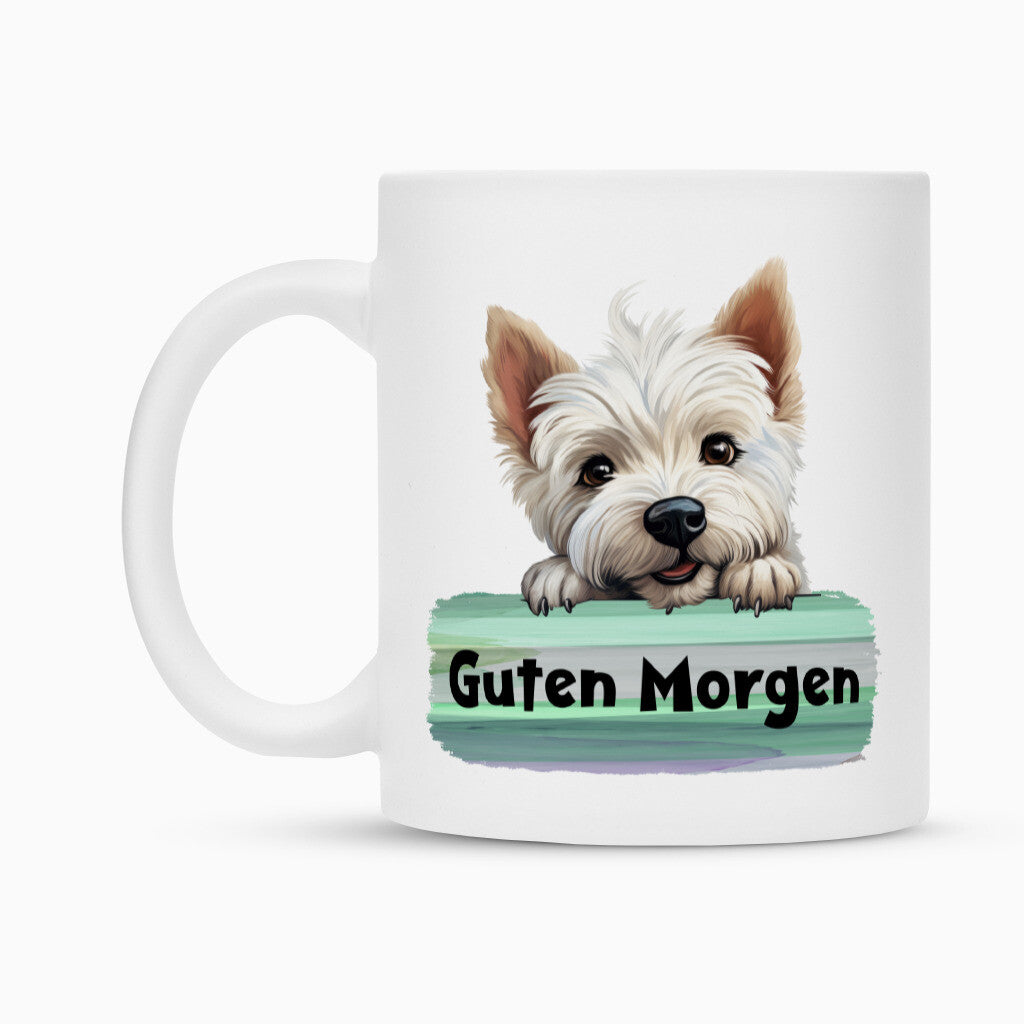 Tasse "Westie - Guten Morgen" – hunde-shirt.de