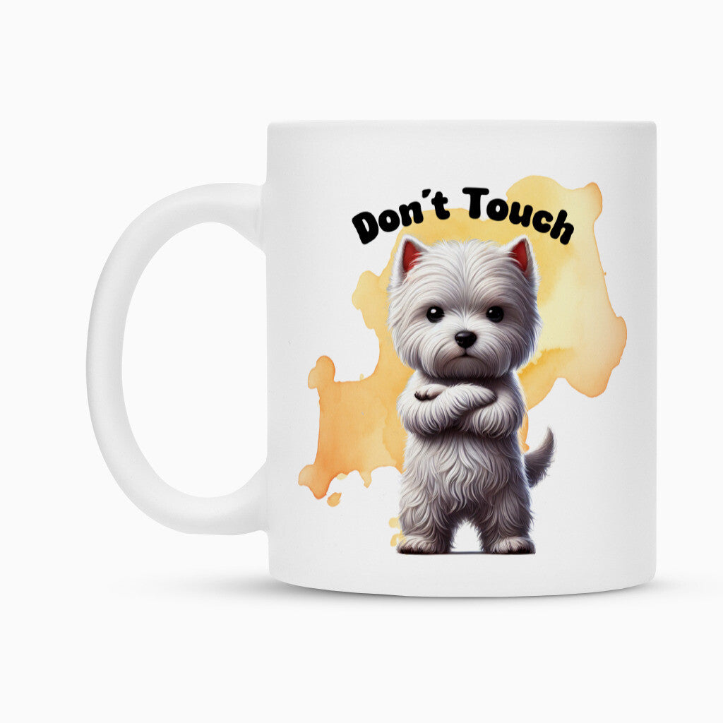 Tasse "Westie - Don´t touch" – hunde-shirt.de