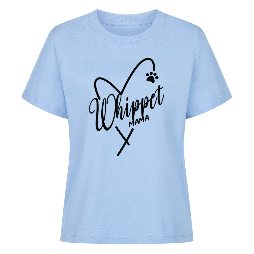 Premium Damen-Shirt "Whippet - Mama" Sky Blue – hunde-shirt.de