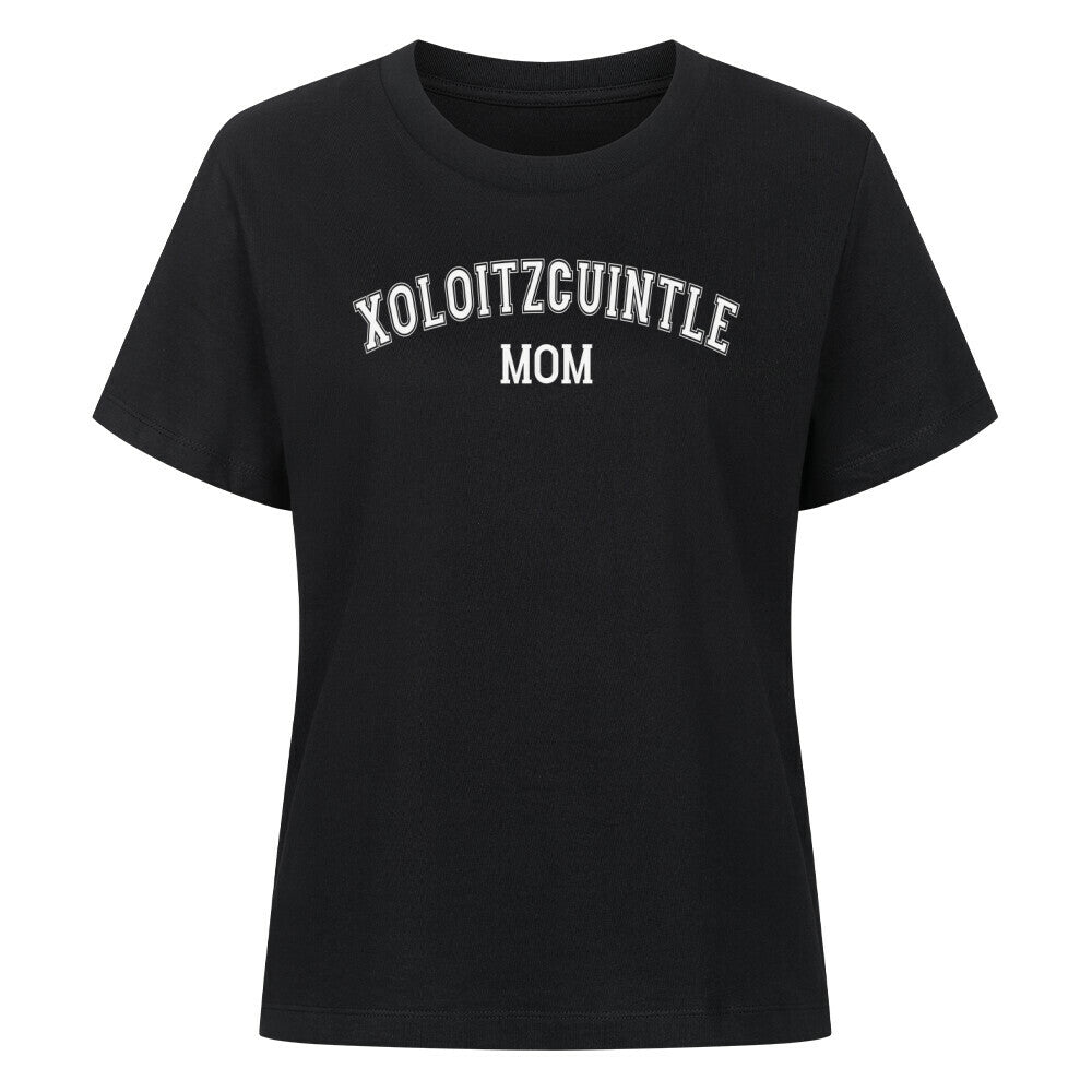 Premium Damen-Shirt "Xolo - MOM" Schwarz – hunde-shirt.de
