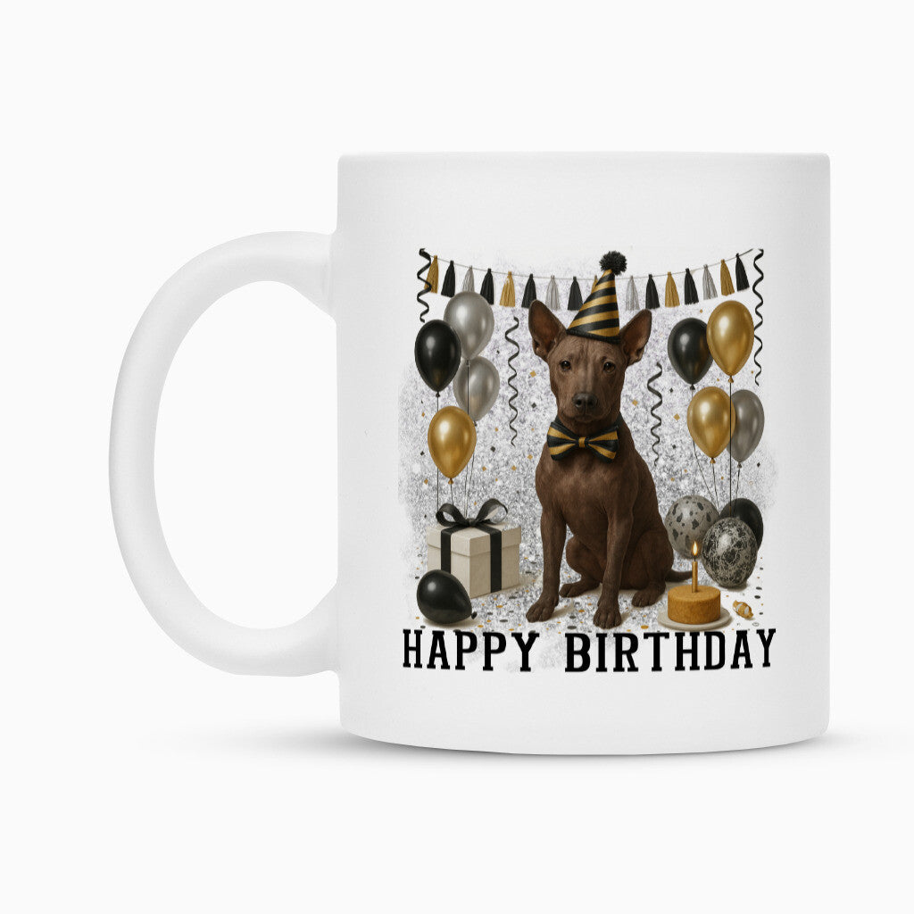 Tasse "Xolo - Happy Birthday" – hunde-shirt.de