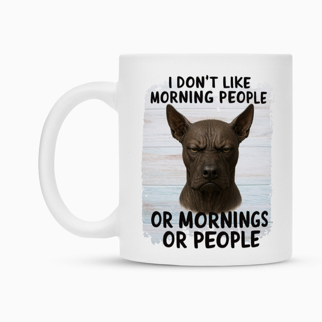 Tasse "Xolo - Morning People" – hunde-shirt.de