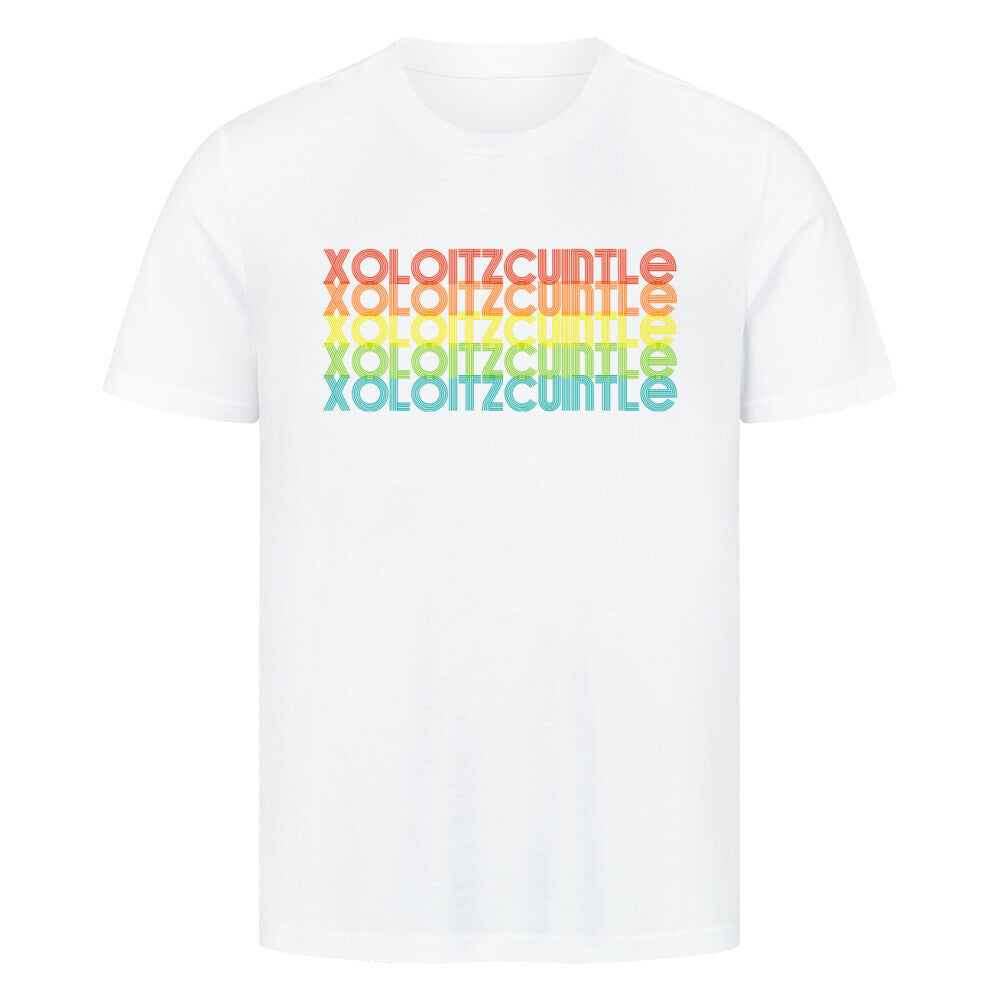 Premium T-Shirt "Xolo - RETRO" Weiß – hunde-shirt.de