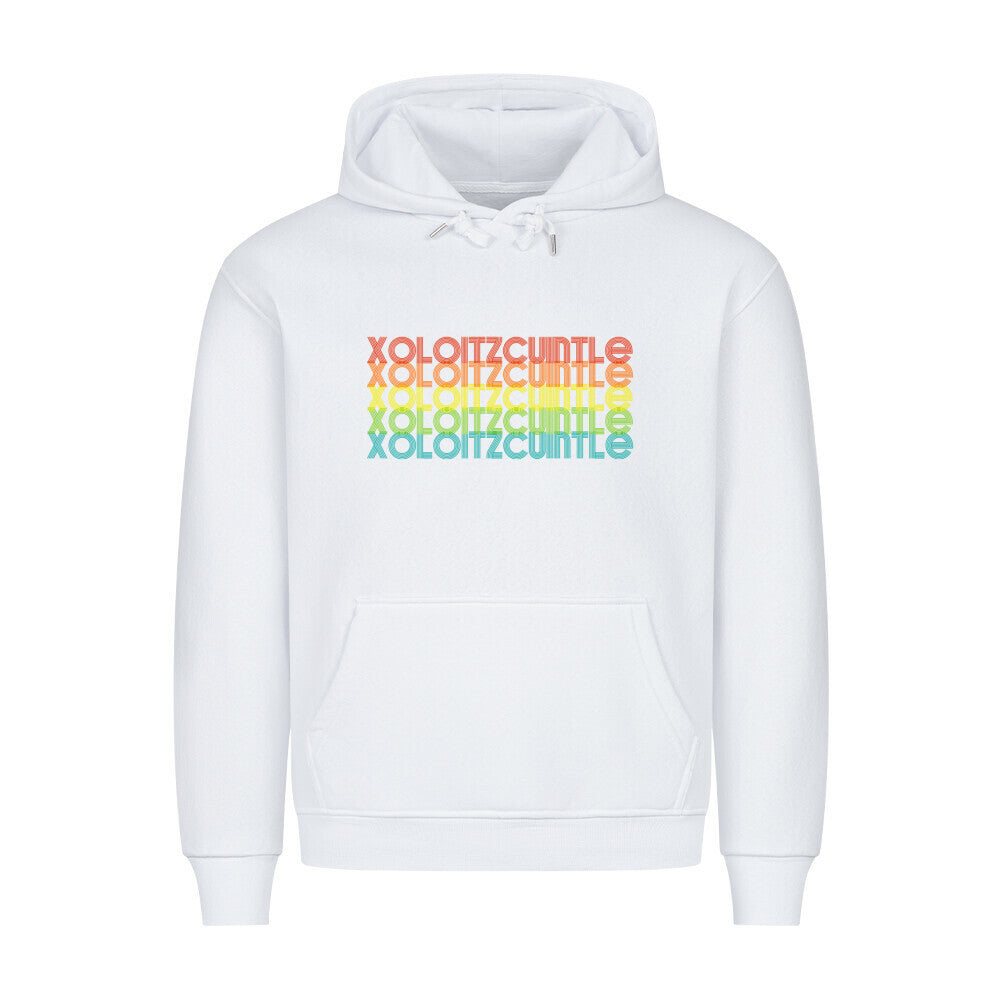 Premium Hoodie "Xolo - RETRO" Weiß – hunde-shirt.de