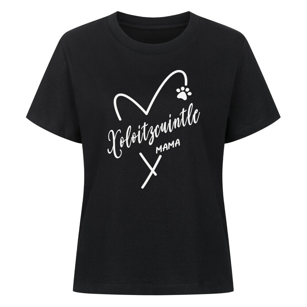 Premium Damen-Shirt "Xolo - Mama" Schwarz – hunde-shirt.de