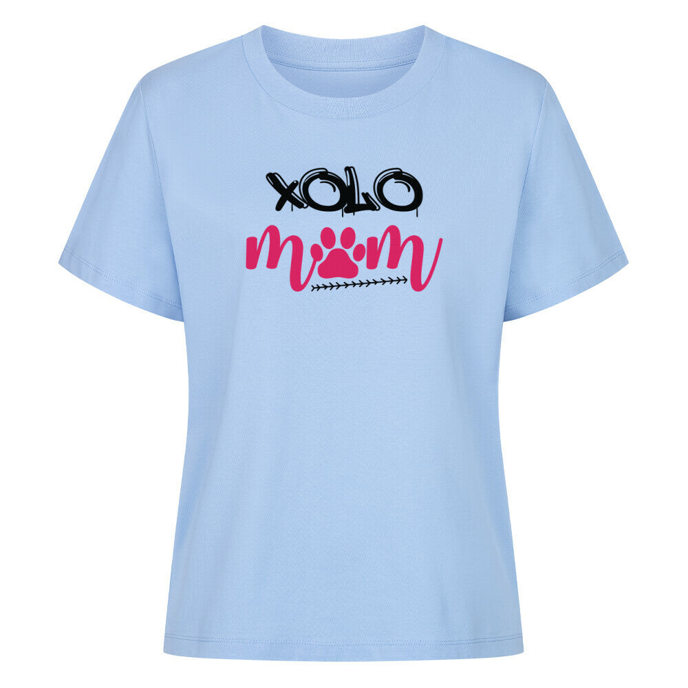 Premium Damen-Shirt "Xolo - Mom" Sky Blue – hunde-shirt.de