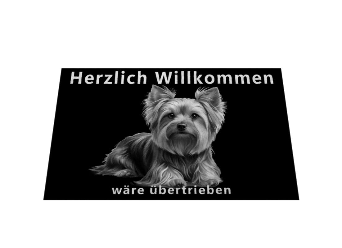 Fußmatte "Yorkshire Terrier - Übertrieben..." – hunde-shirt.de