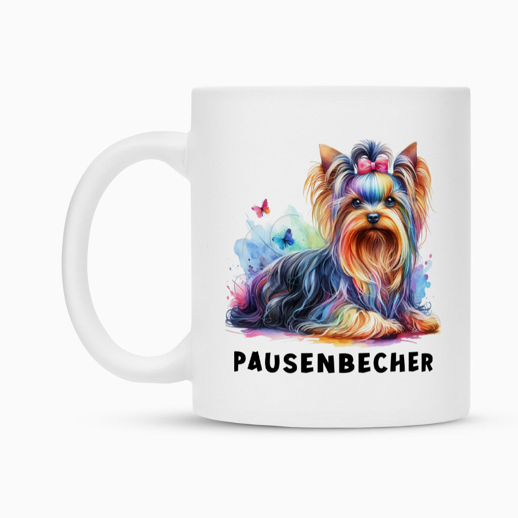 Tasse "Yorkshire Terrier - Pausenbecher" – hunde-shirt.de