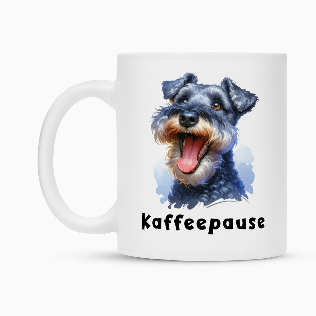 Tasse "Zwergschnauzer - Kaffeepause" – hunde-shirt.de