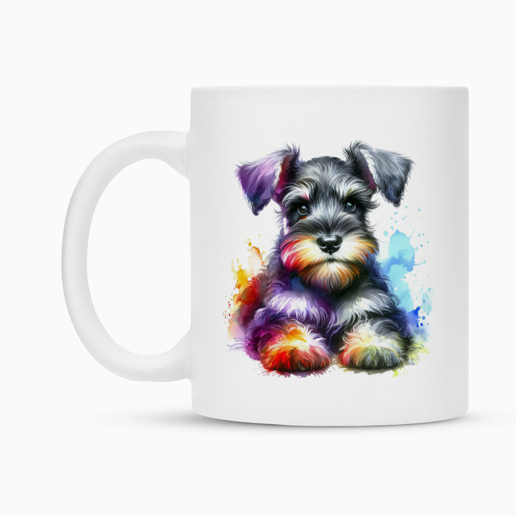 Tasse "Zwergschnauzer - Bunte Tasse" – hunde-shirt.de