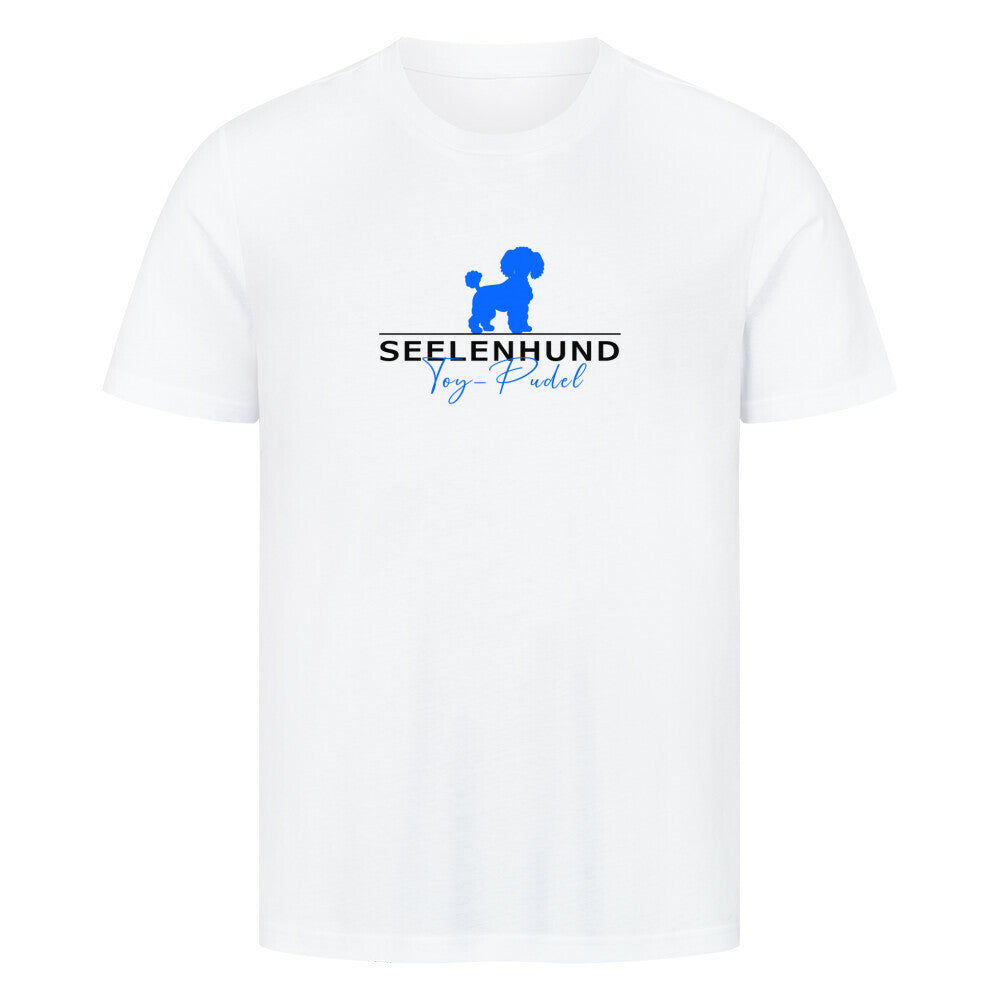 Premium T-Shirt "Toypudel - Seelenhund" Weiß – hunde-shirt.de