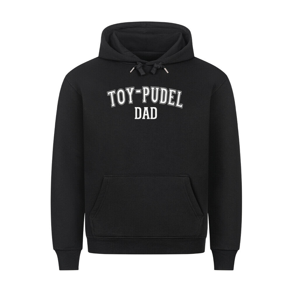 Premium Hoodie "Toypudel - DAD" Schwarz – hunde-shirt.de
