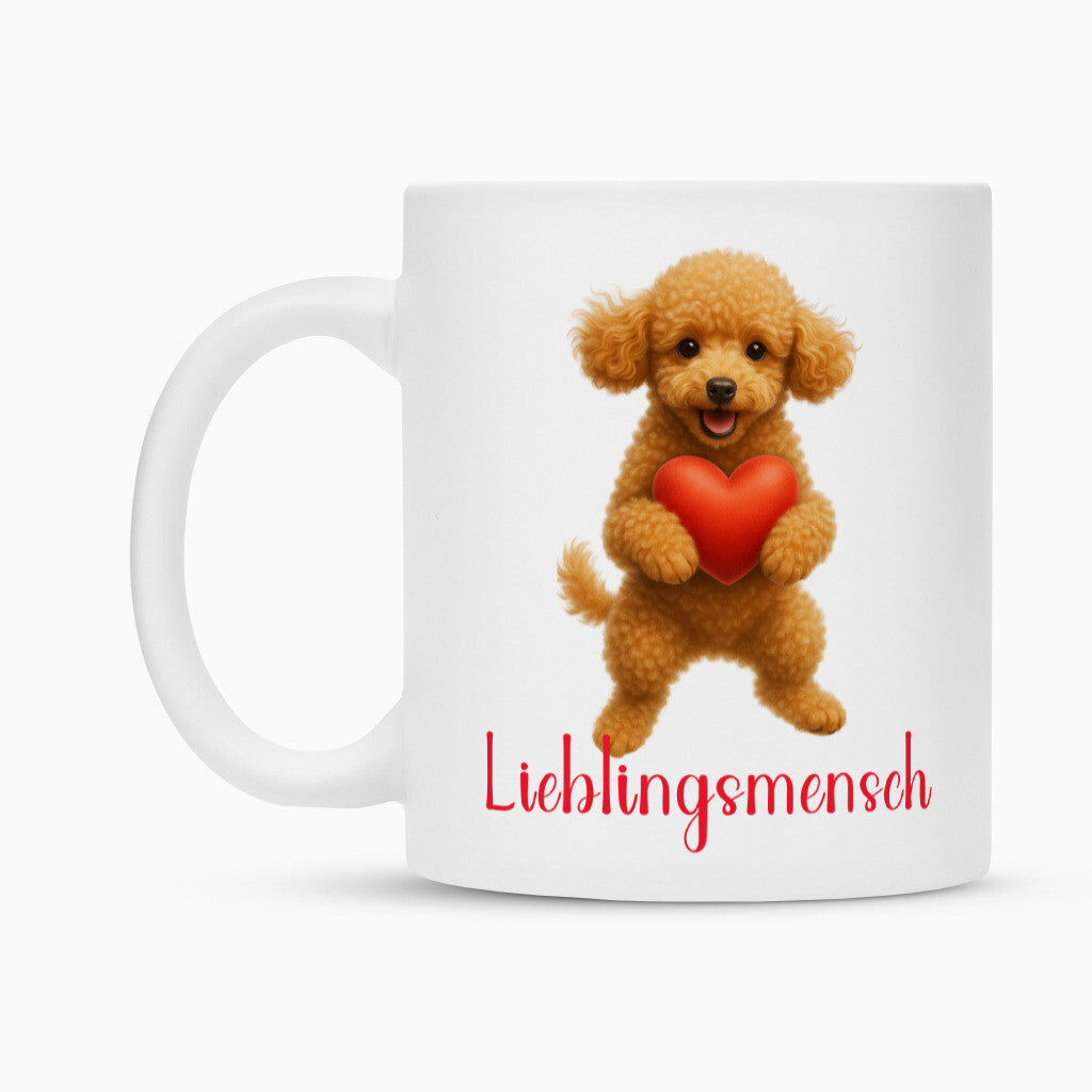 Tasse "Zwergpudel - Lieblingsmensch" – hunde-shirt.de