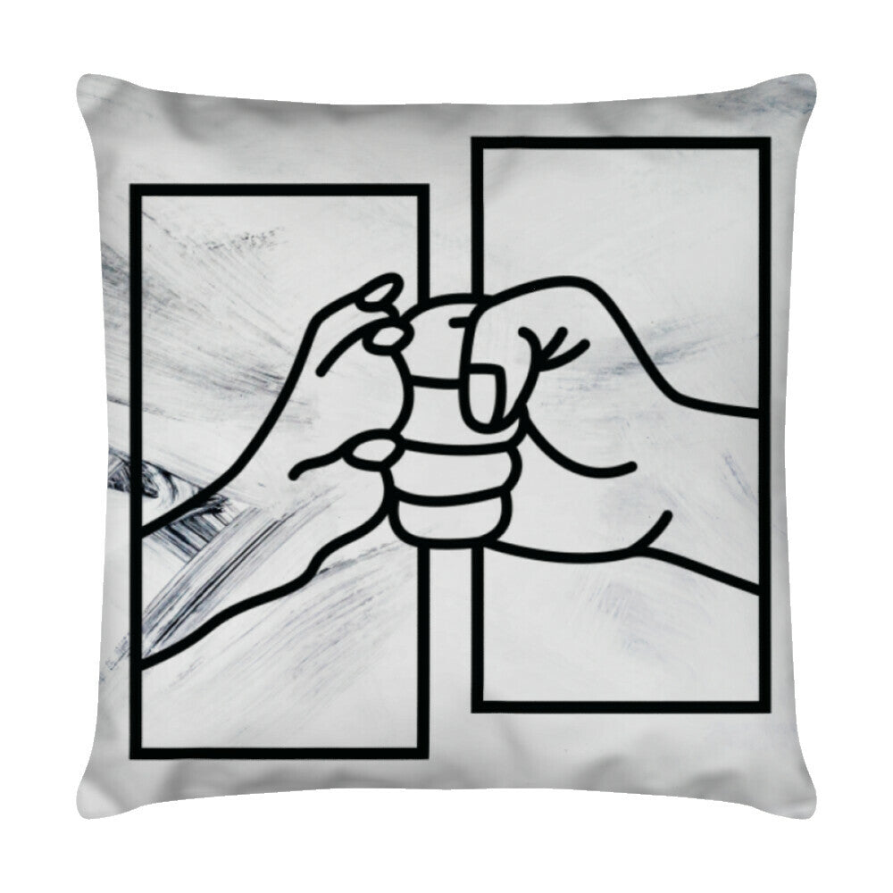 Kissen "BFF.." Weiß – hunde-shirt.de