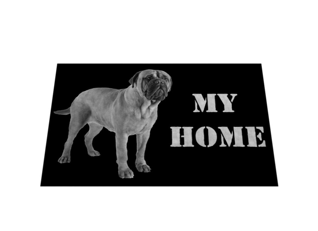 Fußmatte "Bullmastiff - MY HOME" – hunde-shirt.de