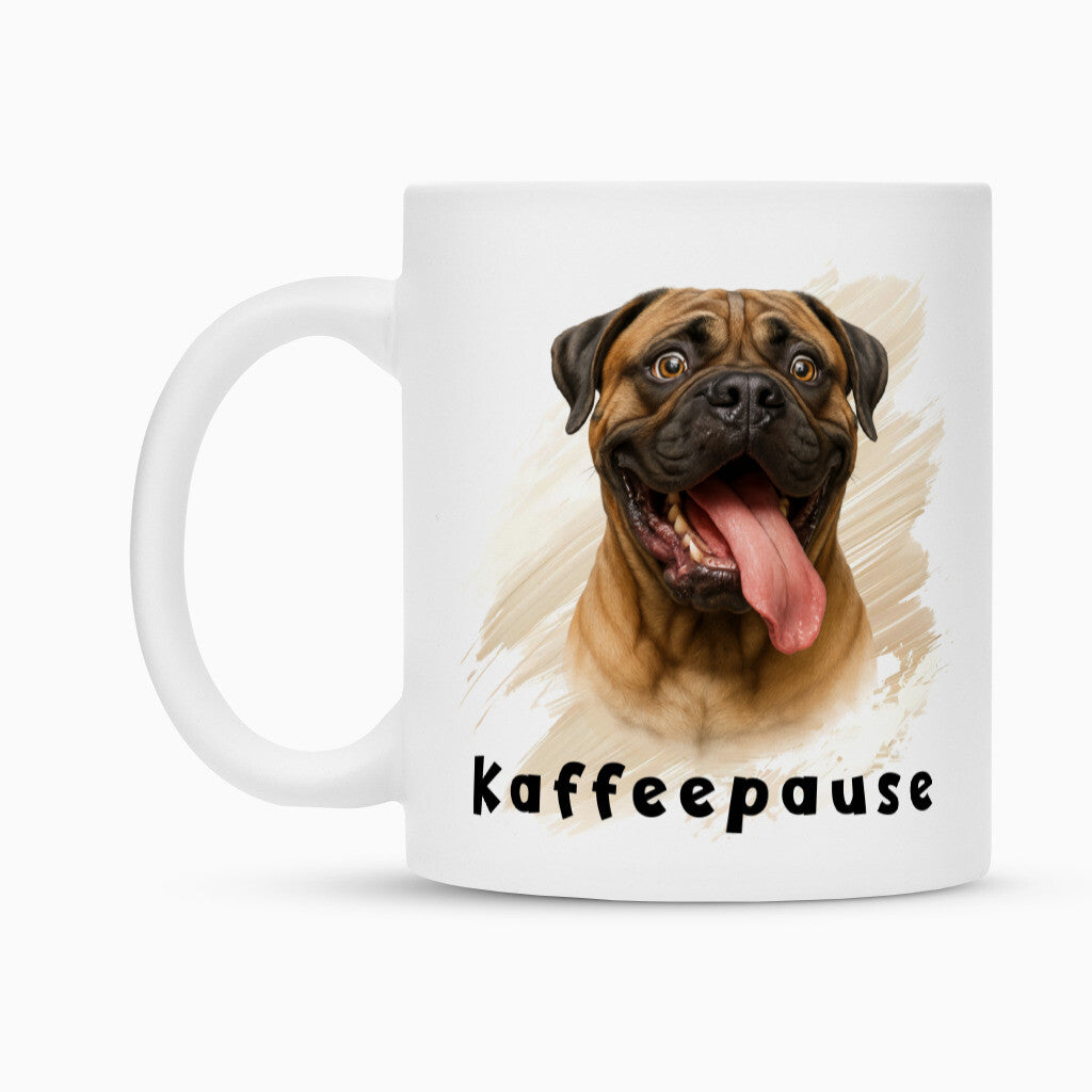 Tasse "Bullmastiff - Kaffeepause" – hunde-shirt.de
