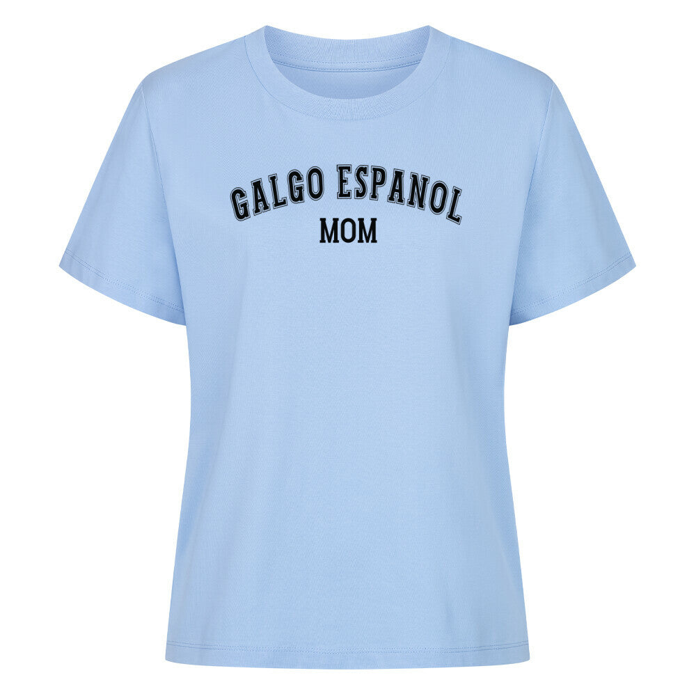Premium Damen-Shirt "Galgo - MOM" Sky Blue – hunde-shirt.de