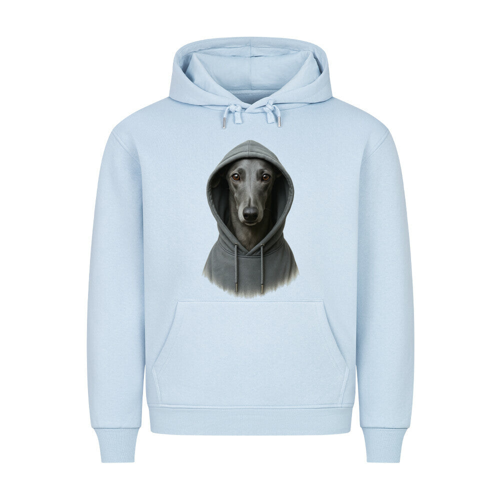 Premium Hoodie "Greyhound - Hooded" Babyblau – hunde-shirt.de