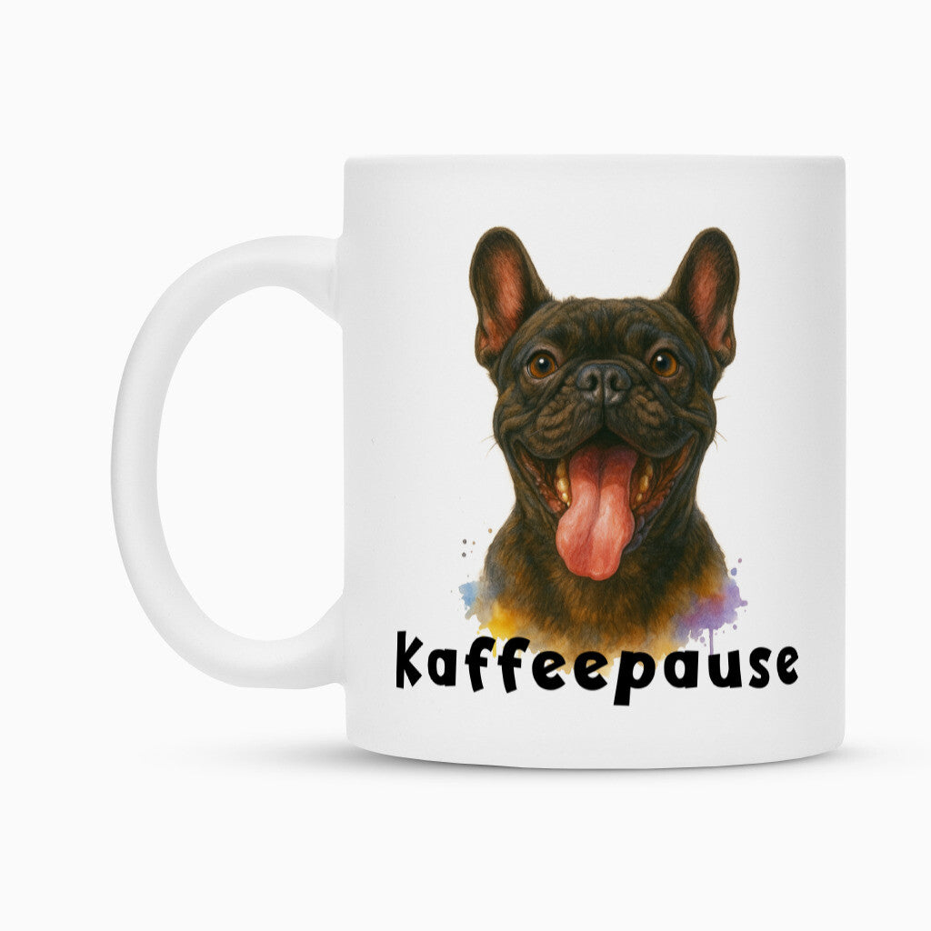 Tasse "Frenchie - Kaffeepause" – hunde-shirt.de