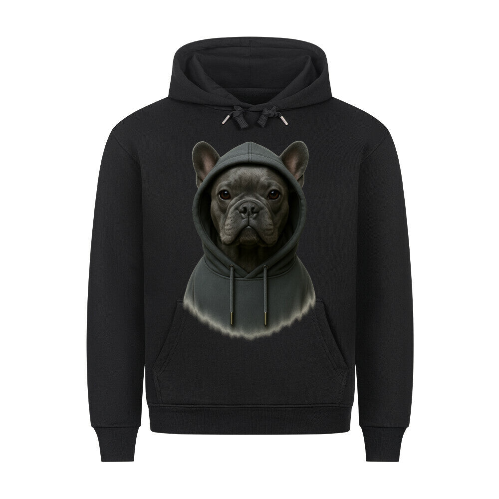 Premium Hoodie "Frenchie - Hooded" Schwarz – hunde-shirt.de