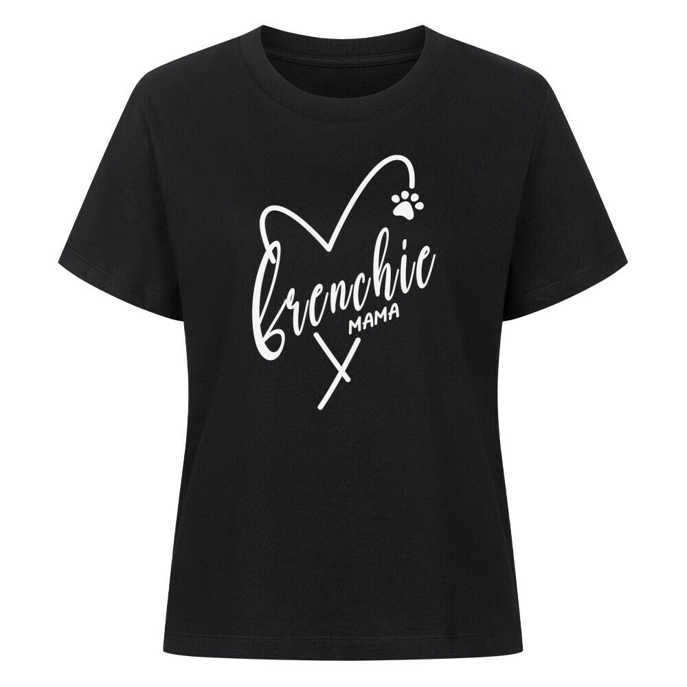 Premium Damen-Shirt "Frenchie - MAMA" Schwarz – hunde-shirt.de