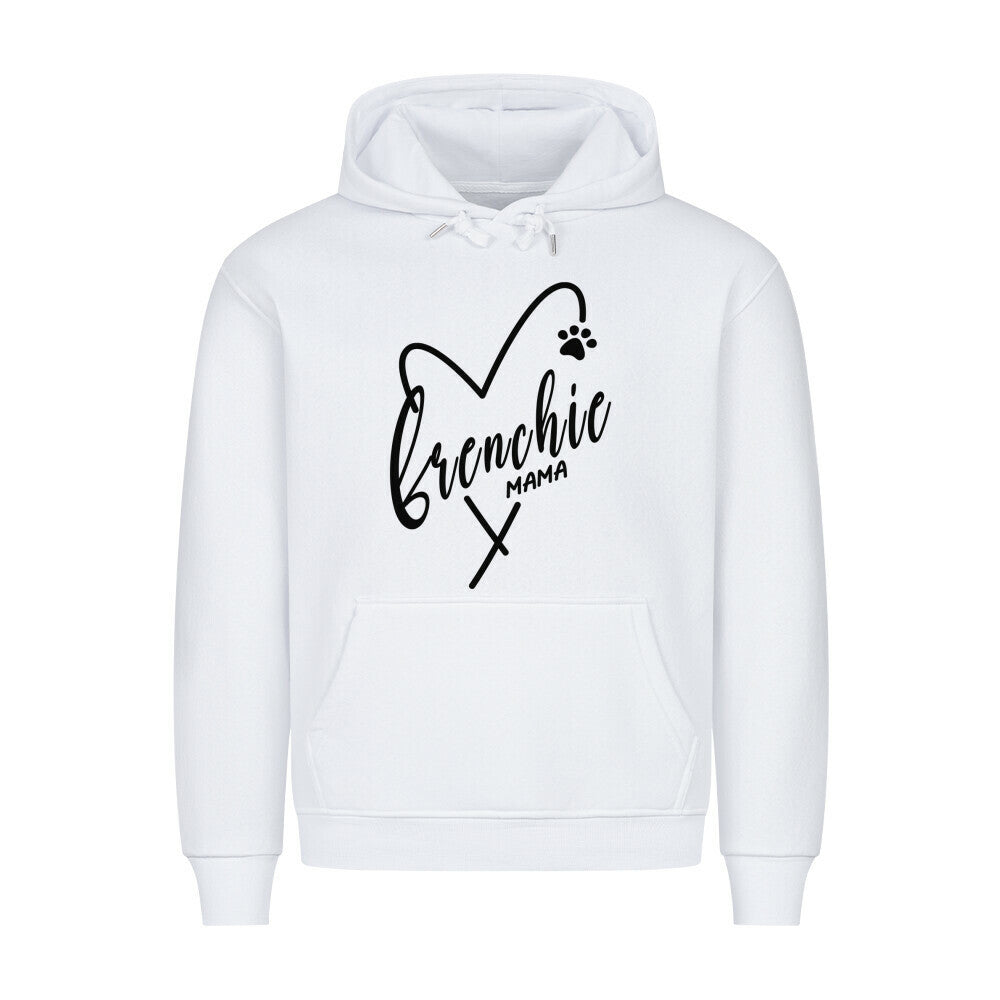 Premium Hoodie "Frenchie - MAMA" Weiß – hunde-shirt.de