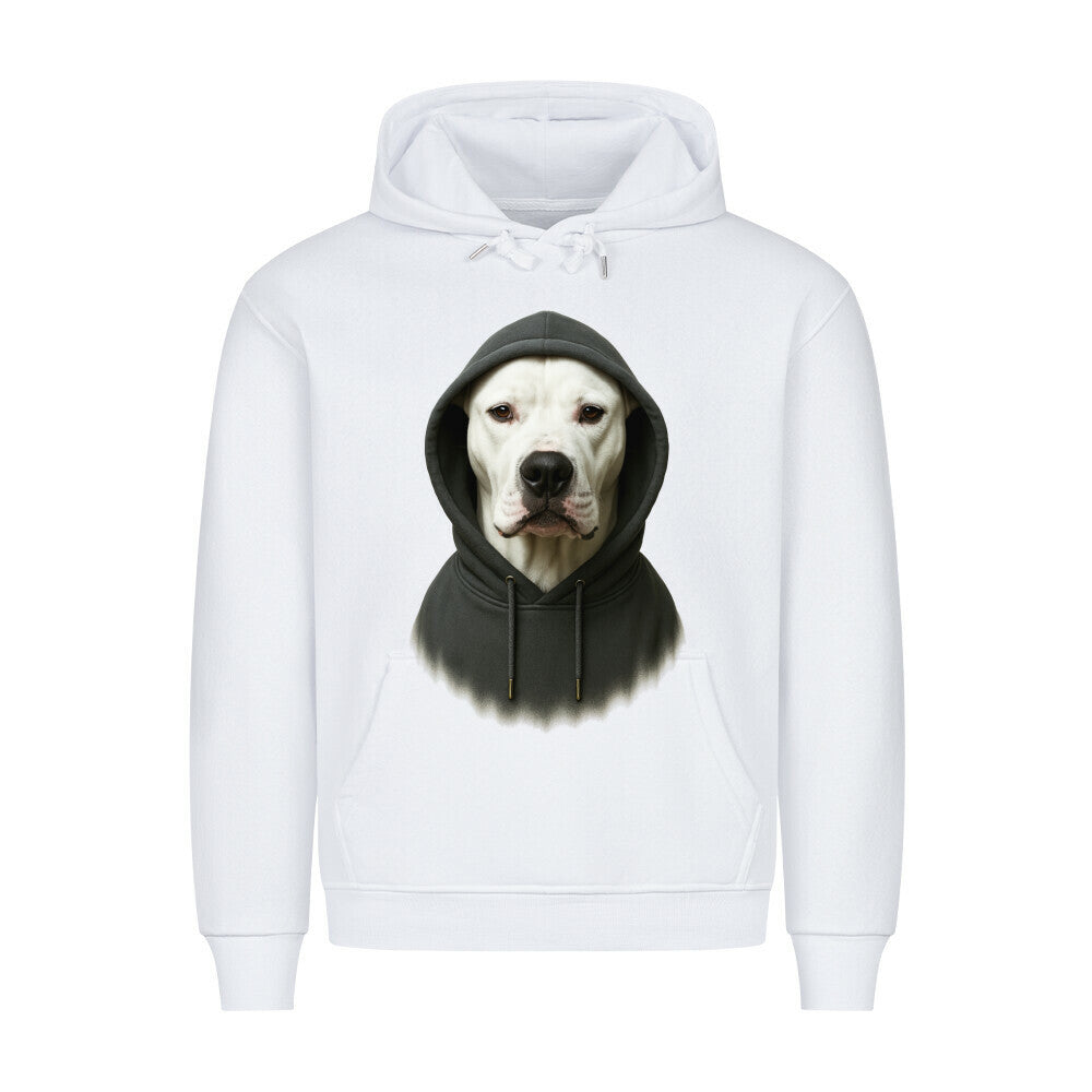 Premium Hoodie "Dogo Argentino - Hoodie" Weiß – hunde-shirt.de