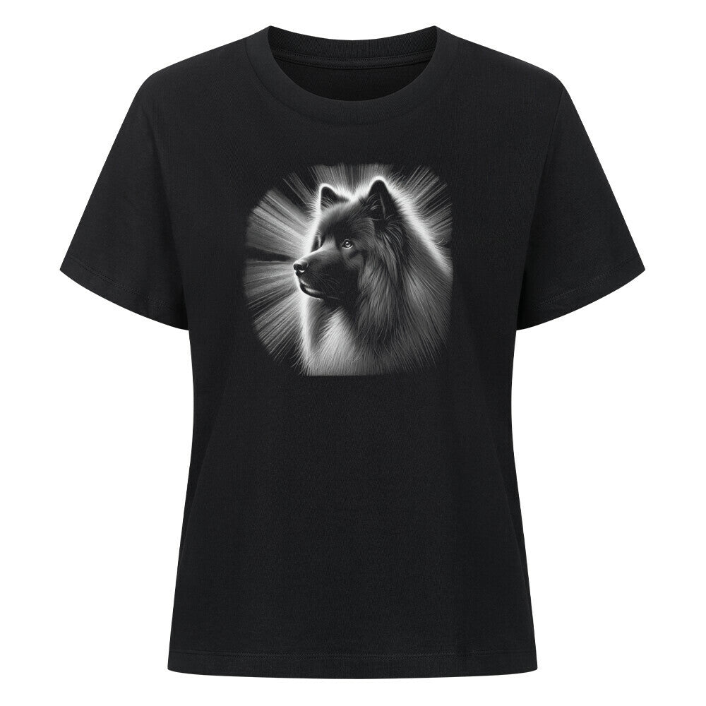 Premium Damen-Shirt "Eurasier - Shine" Schwarz – hunde-shirt.de