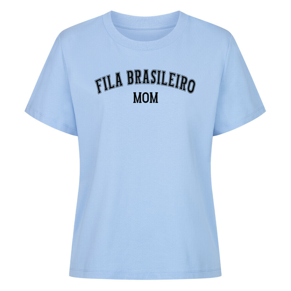 Premium Damen-Shirt "Fila Brasileiro - MOM" Sky Blue – hunde-shirt.de