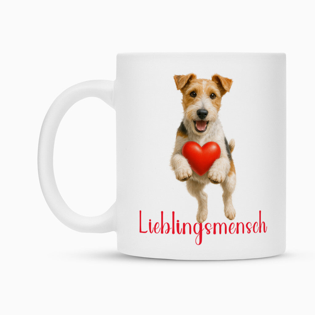 Tasse "Foxterrier - Lieblingsmensch" – hunde-shirt.de