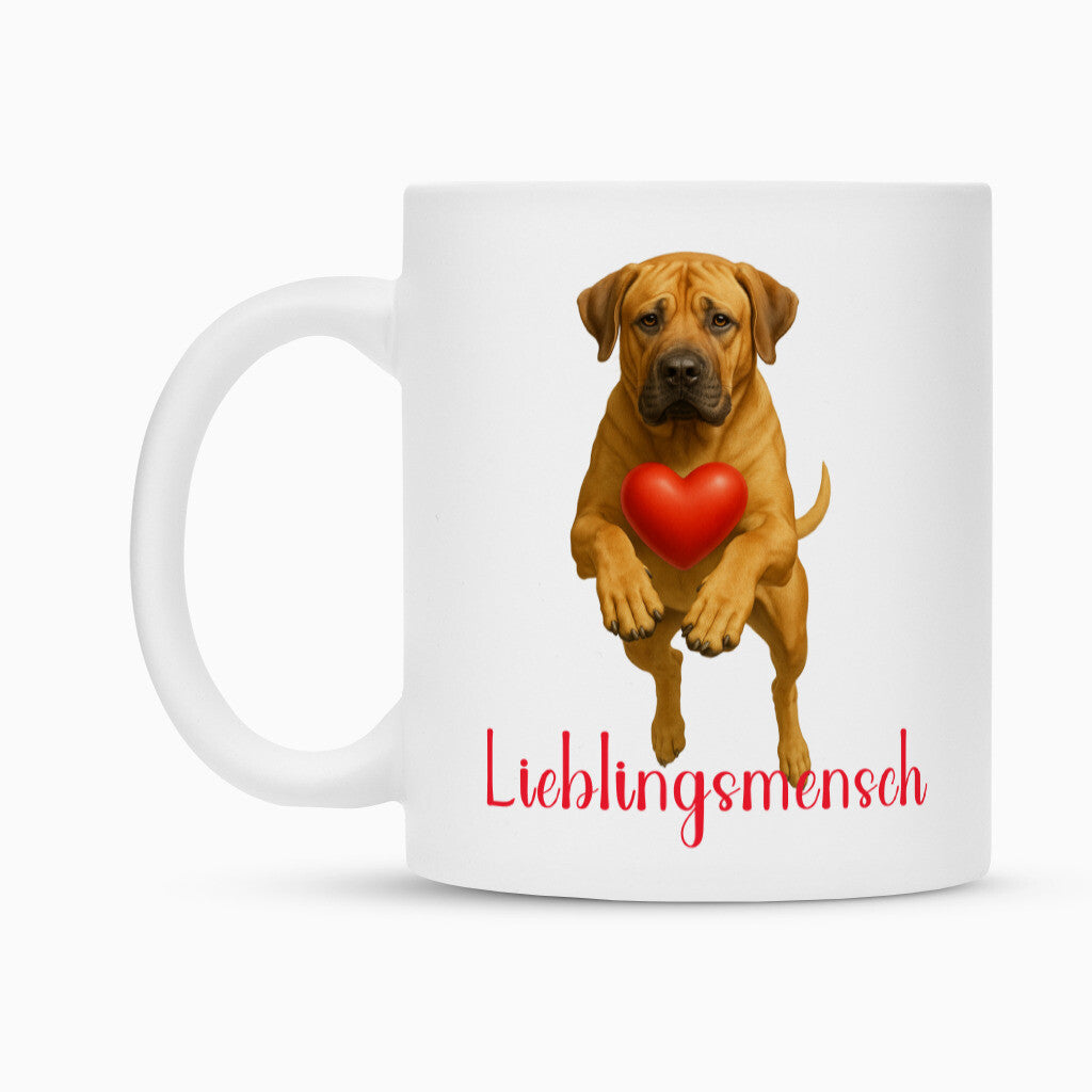 Tasse "Broholmer - Lieblingsmensch" – hunde-shirt.de