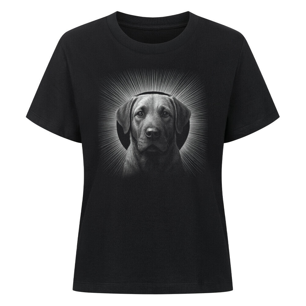 Premium Damen-Shirt "Broholmer - Shine" Schwarz – hunde-shirt.de