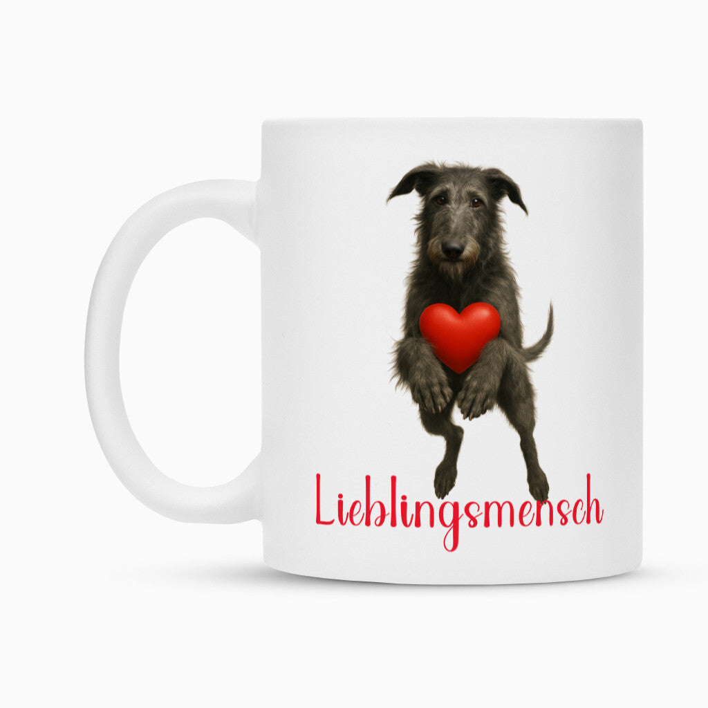 Tasse "Deerhound - Lieblingsmensch" – hunde-shirt.de