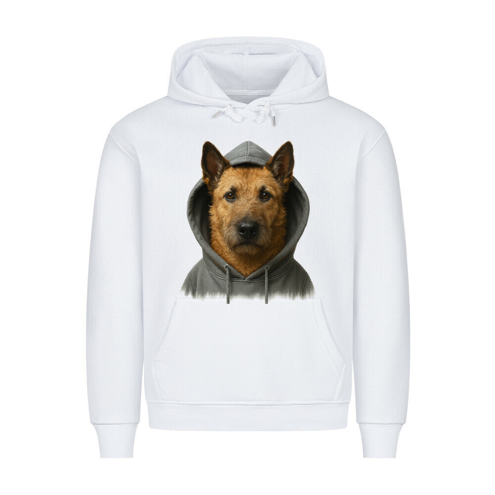 Premium Hoodie "Laekenois - Hooded" Weiß – hunde-shirt.de