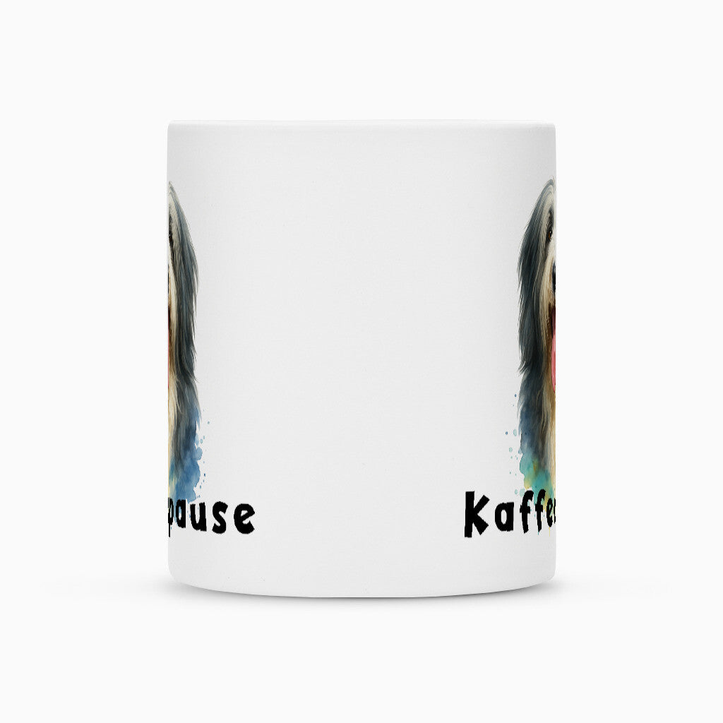 Tasse "Bearded Collie - Kaffeepause" – hunde-shirt.de