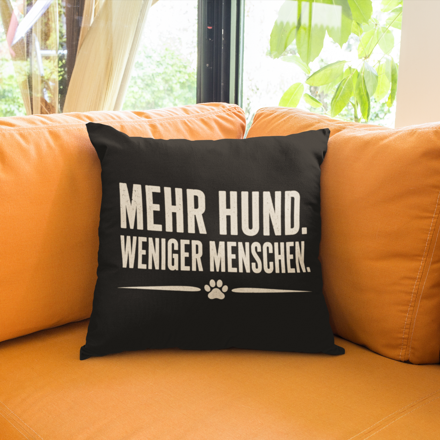 MEHR HUND. WENIGER MENSCHEN.