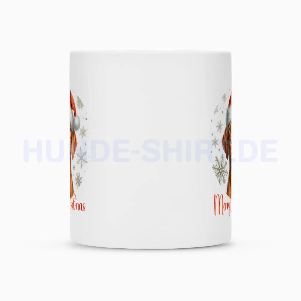 Tasse "Vizsla - Merry Christmas" – hunde-shirt.de